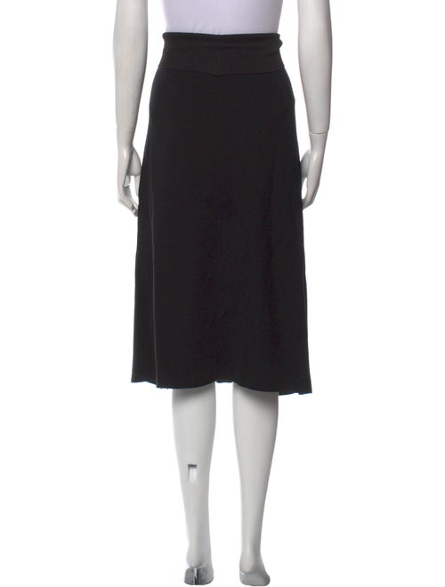 Donna Karan Wool Midi Length Skirt