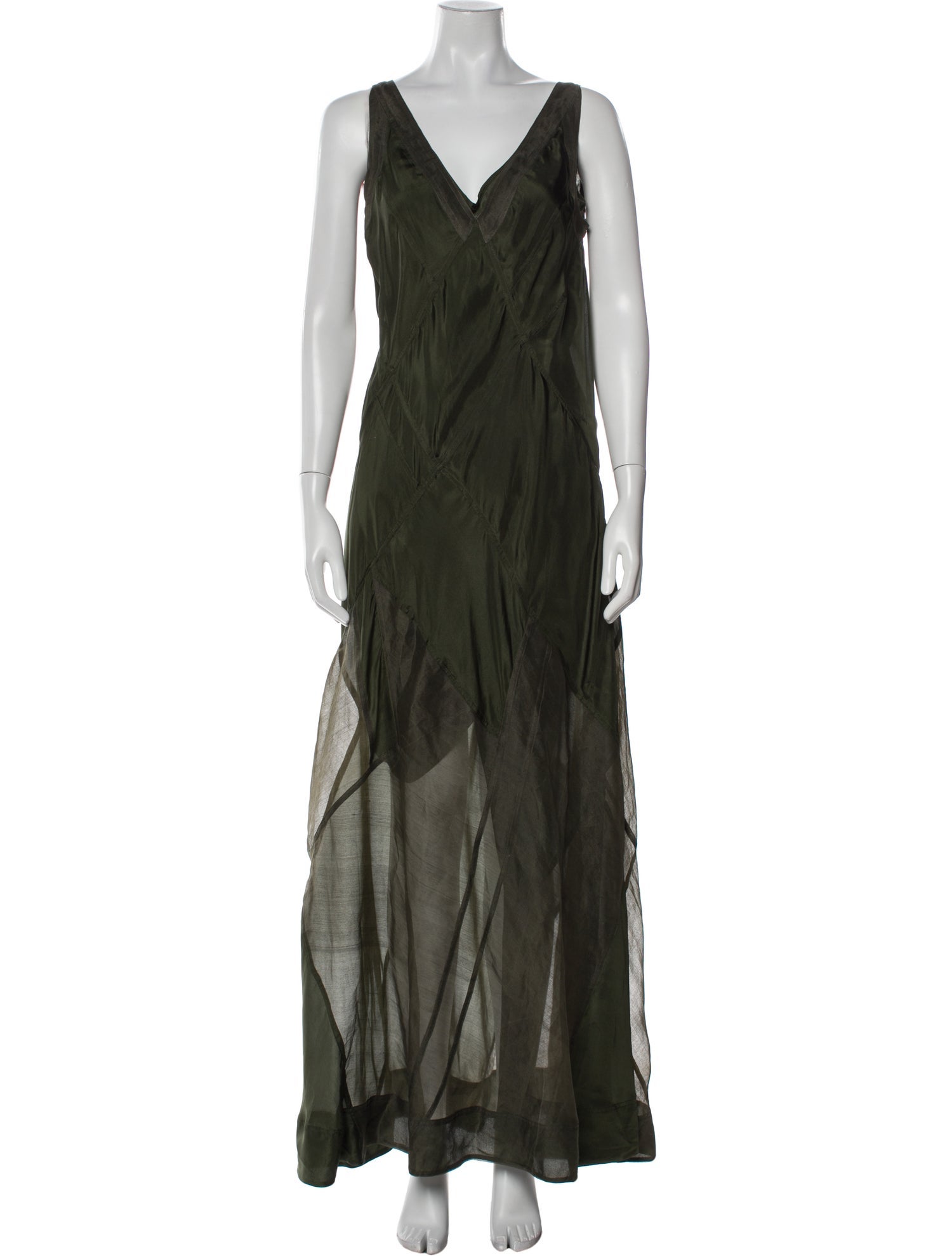 Donna Karan Silk Long Dress