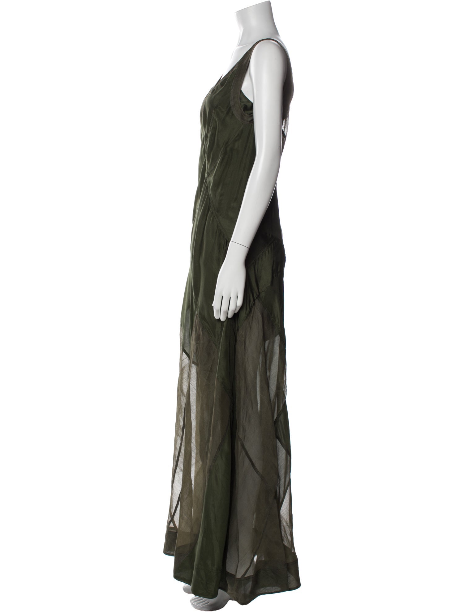 Donna Karan Silk Long Dress