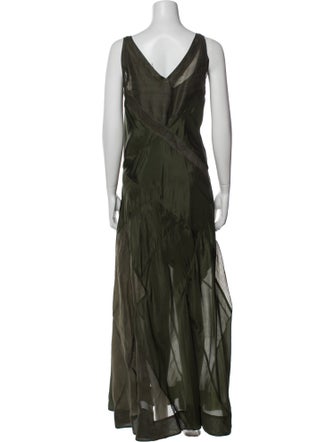 Donna Karan Silk Long Dress