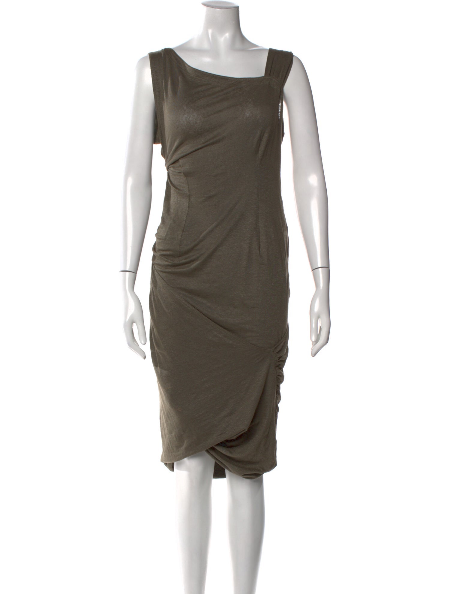 Donna Karan Linen Midi Length Dress w/ Tags