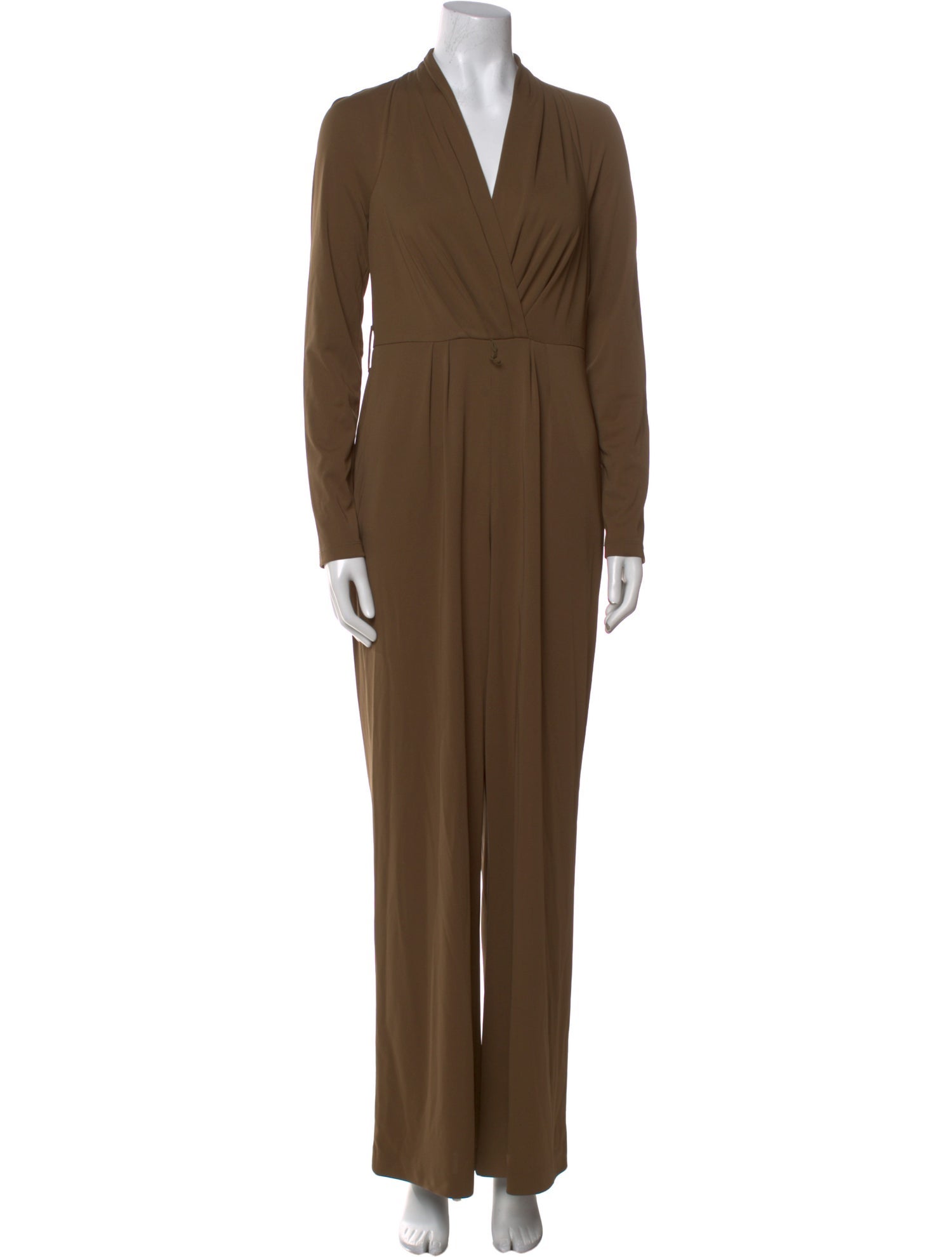 Donna Karan V-Neck Jumpsuit