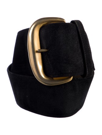 Donna Karan Wide Leather Belt