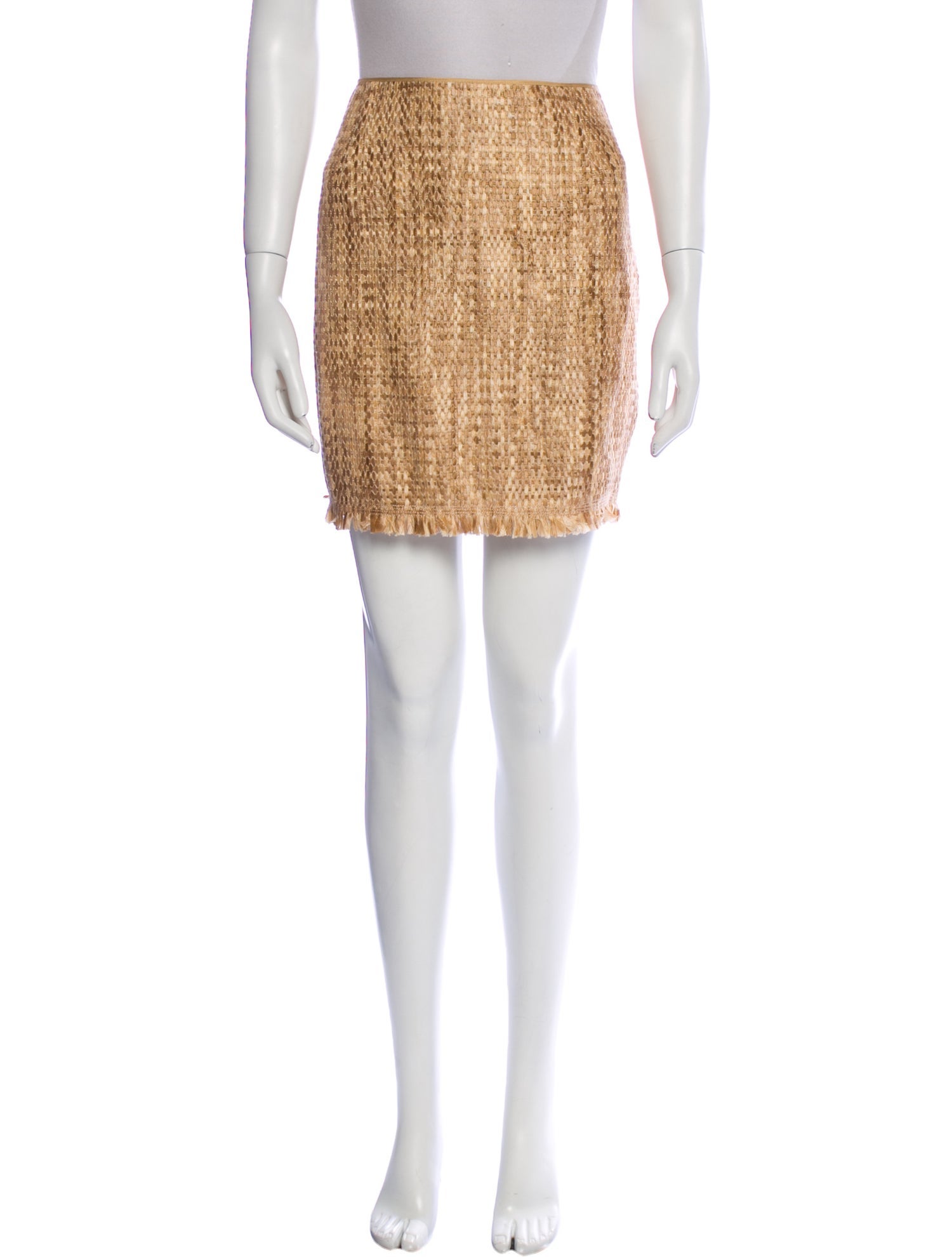 Donna Karan Silk Mini Skirt