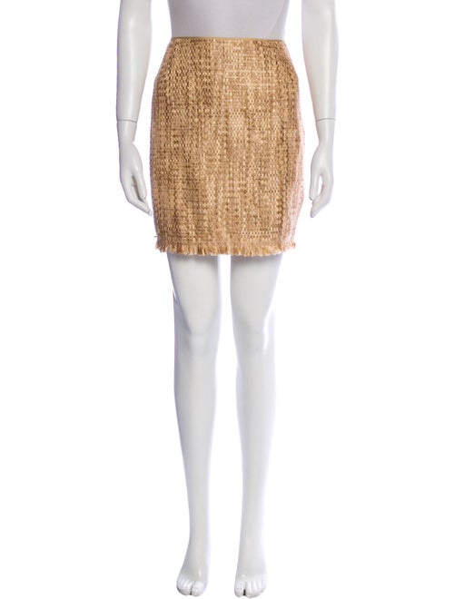 Donna Karan Silk Mini Skirt