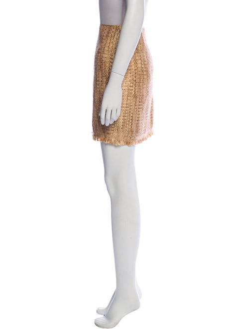 Donna Karan Silk Mini Skirt
