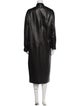 Donna Karan Lamb Leather Trench Coat