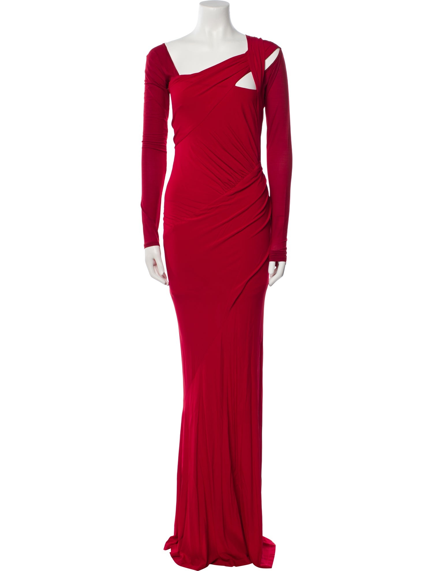 Donna Karan One-Shoulder Long Dress