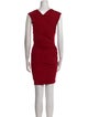 Donna Karan V-Neck Knee-Length Dress