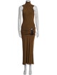 Donna Karan Turtleneck Long Dress