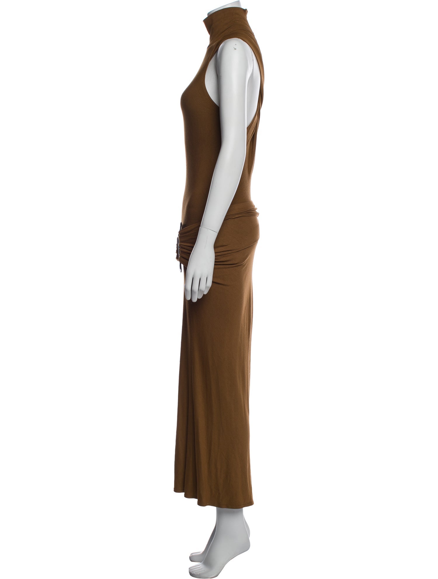 Donna Karan Turtleneck Long Dress