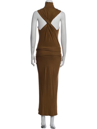 Donna Karan Turtleneck Long Dress