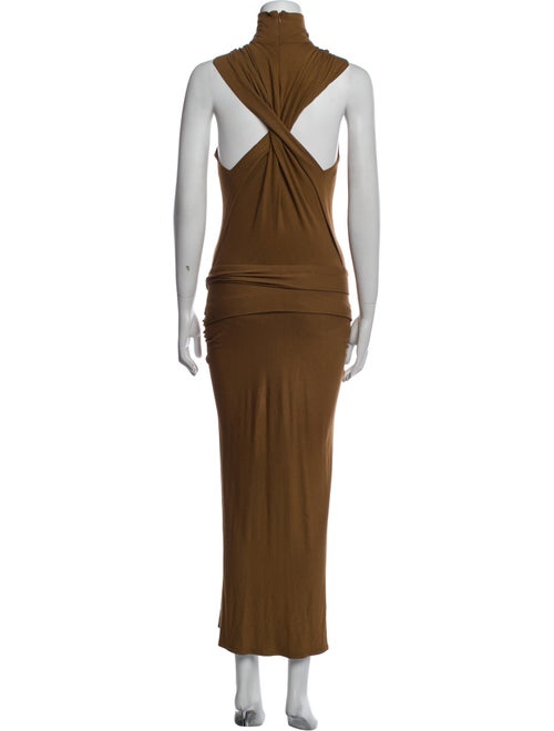 Donna Karan Turtleneck Long Dress