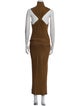 Donna Karan Turtleneck Long Dress
