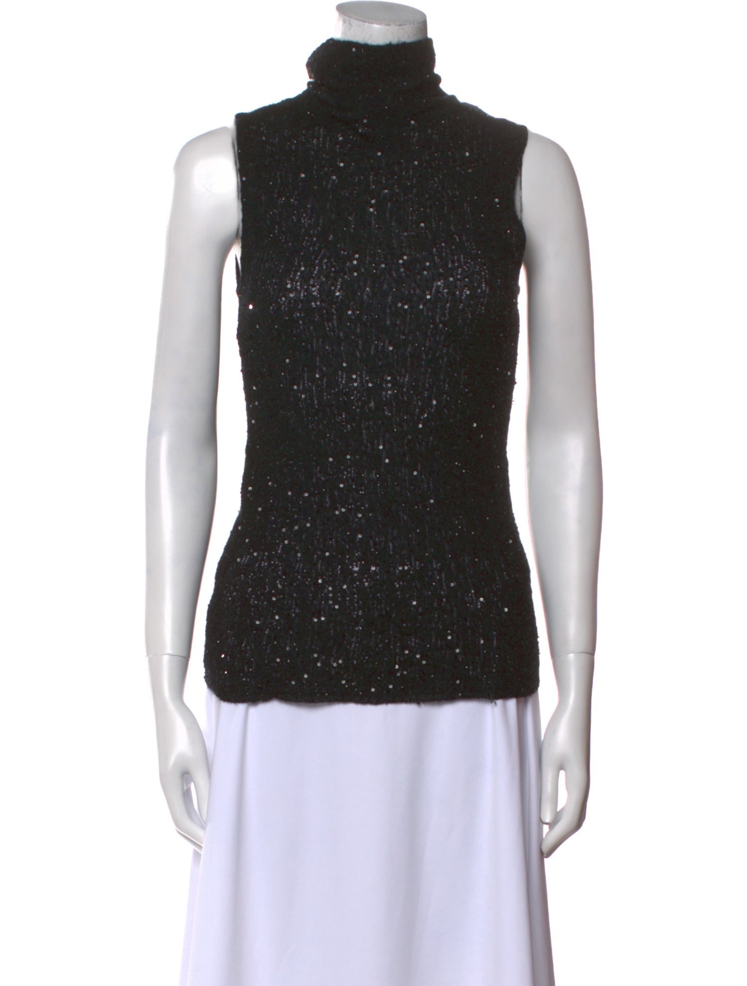 Donna Karan Cashmere Turtleneck Top