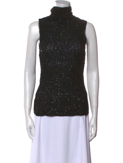 Donna Karan Cashmere Turtleneck Top