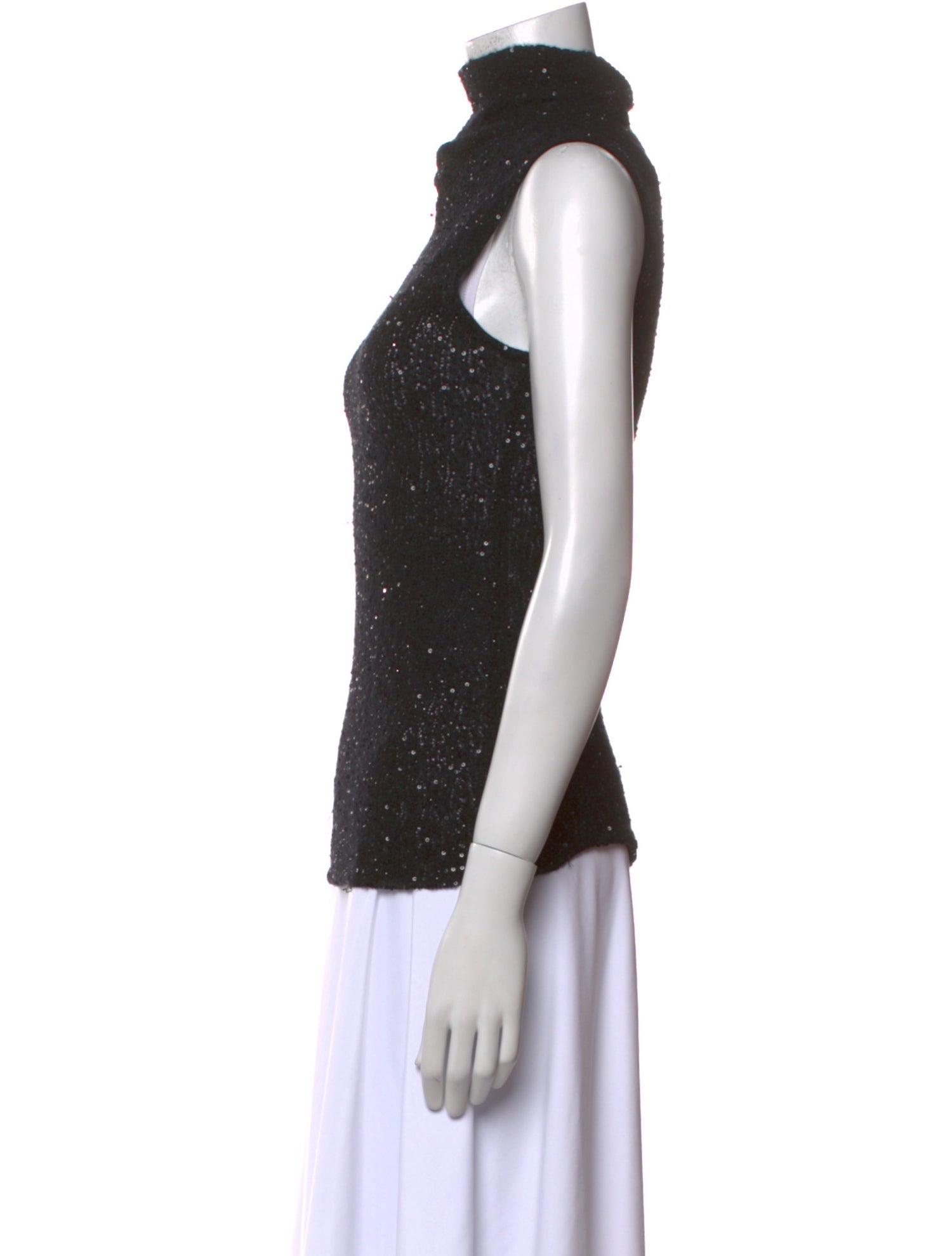 Donna Karan Cashmere Turtleneck Top