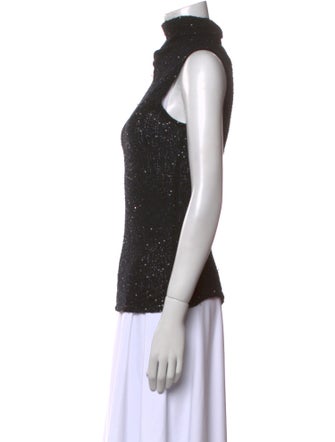 Donna Karan Cashmere Turtleneck Top