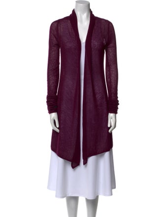 Donna Karan Cashmere Open Front Sweater