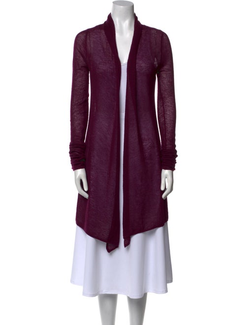 Donna Karan Cashmere Open Front Sweater