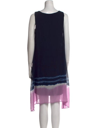 Donna Karan Printed Mini Dress