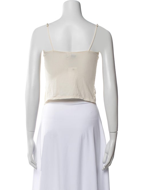 Donna Karan Nylon Square Neckline Crop Top