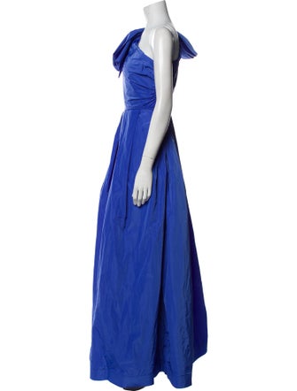 Donna Karan One-Shoulder Long Dress
