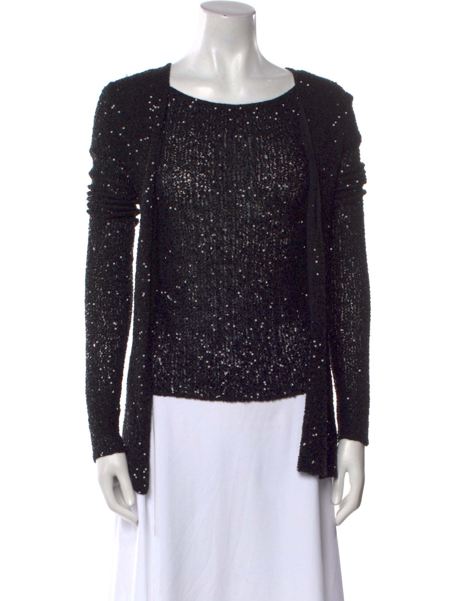 Donna Karan Cashmere Scoop Neck Sweater