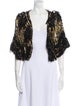 Donna Karan Nylon Printed Evening Jacket