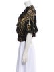 Donna Karan Nylon Printed Evening Jacket