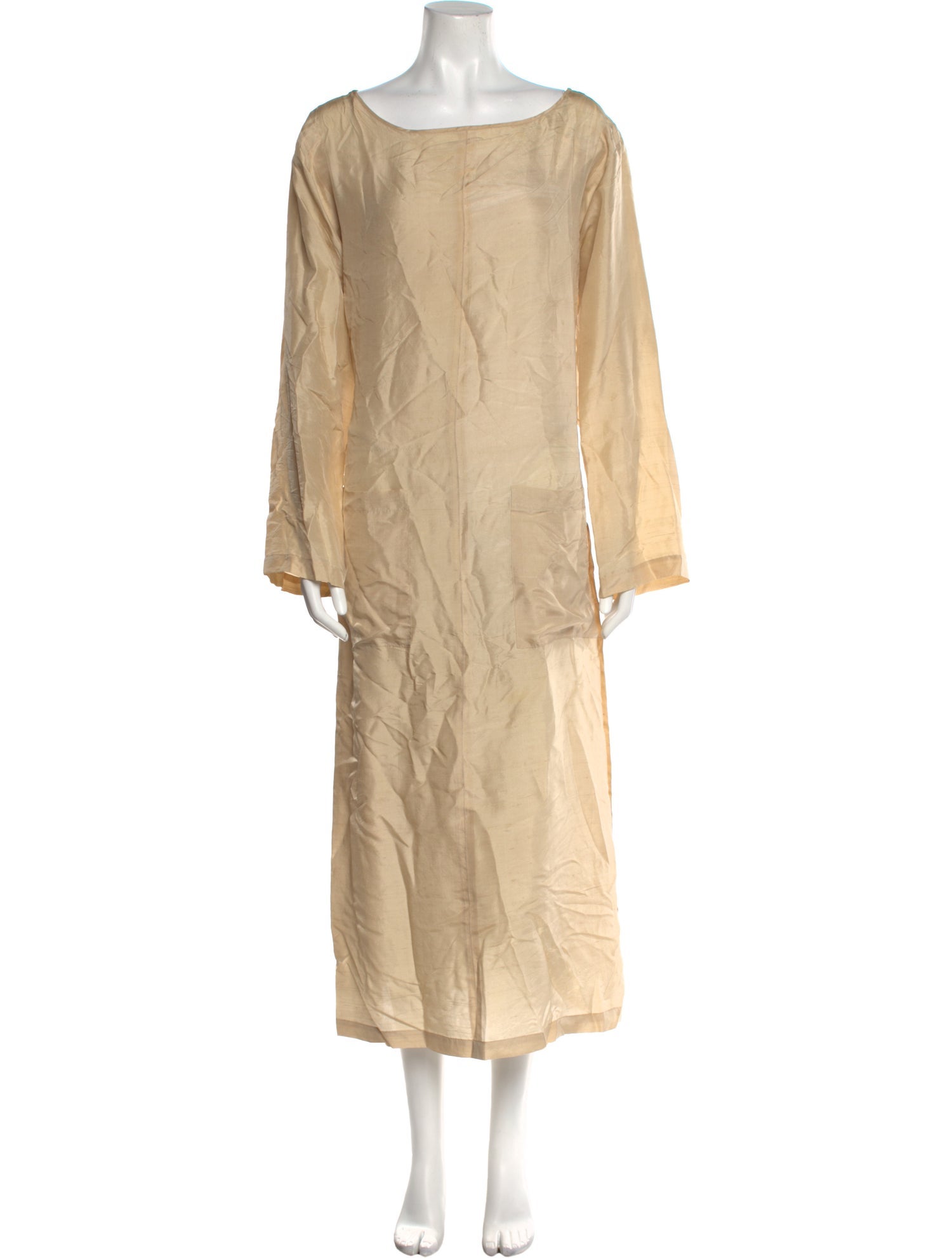 Donna Karan Silk Long Dress