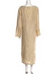 Donna Karan Silk Long Dress