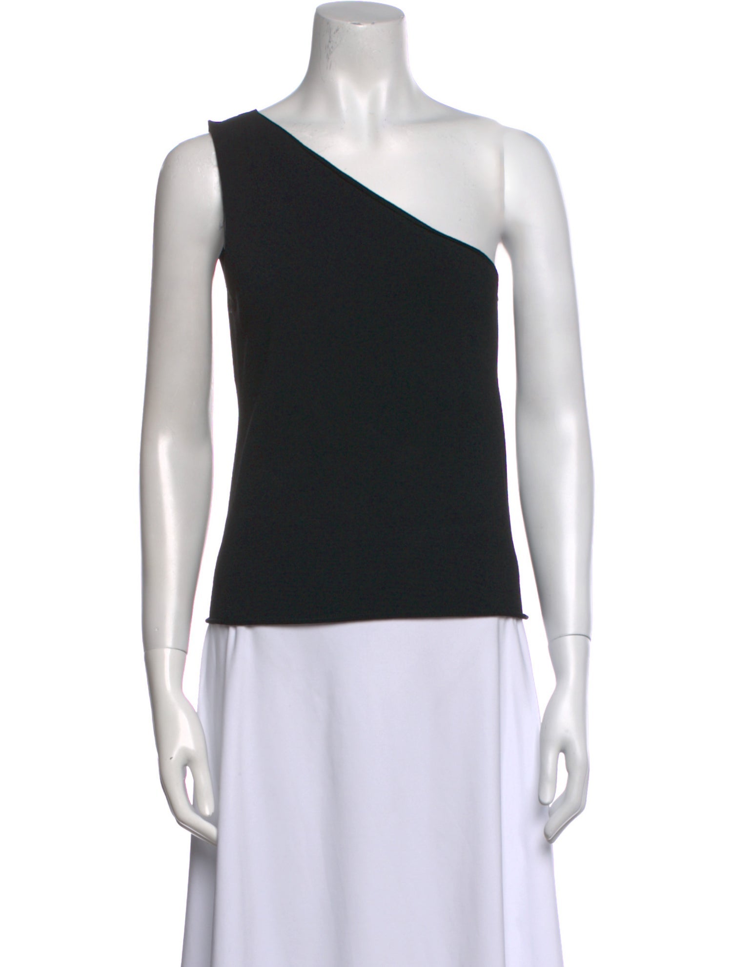 Donna Karan One-Shoulder Sleeveless Top