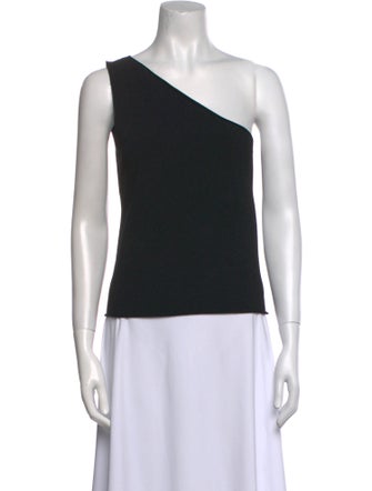 Donna Karan One-Shoulder Sleeveless Top