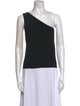 Donna Karan One-Shoulder Sleeveless Top