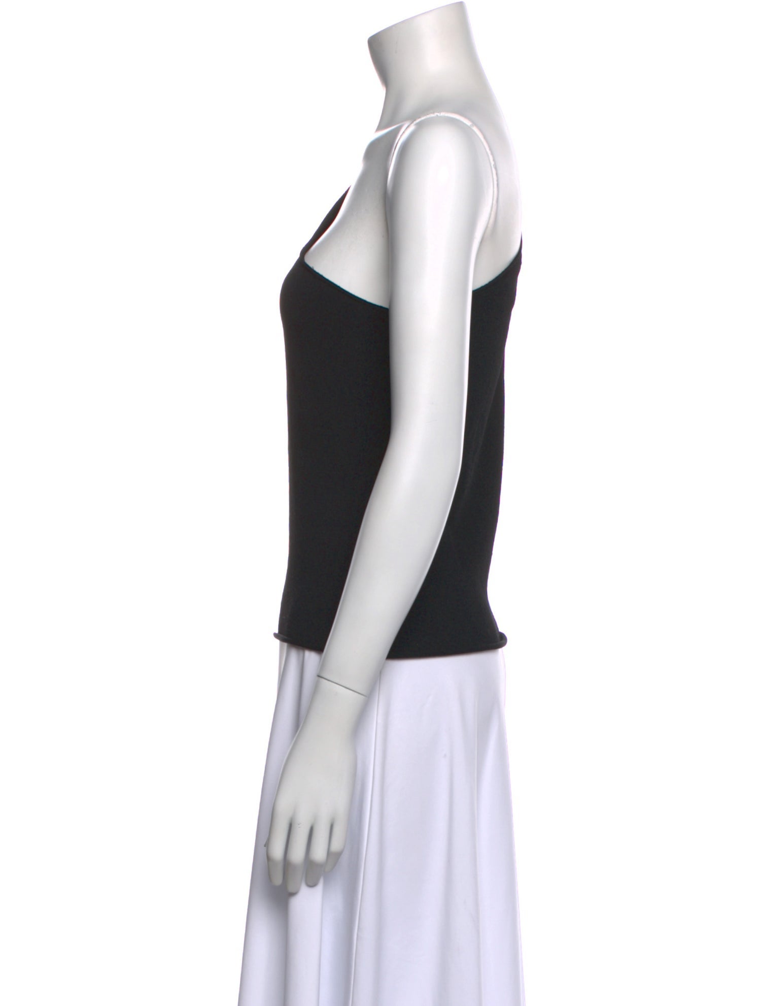 Donna Karan One-Shoulder Sleeveless Top