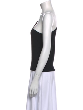 Donna Karan One-Shoulder Sleeveless Top