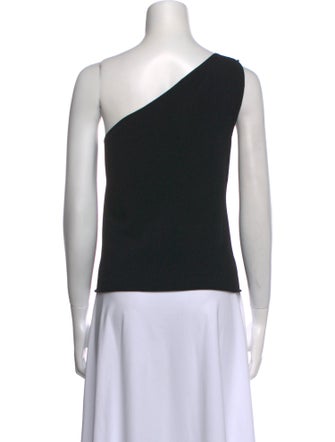 Donna Karan One-Shoulder Sleeveless Top