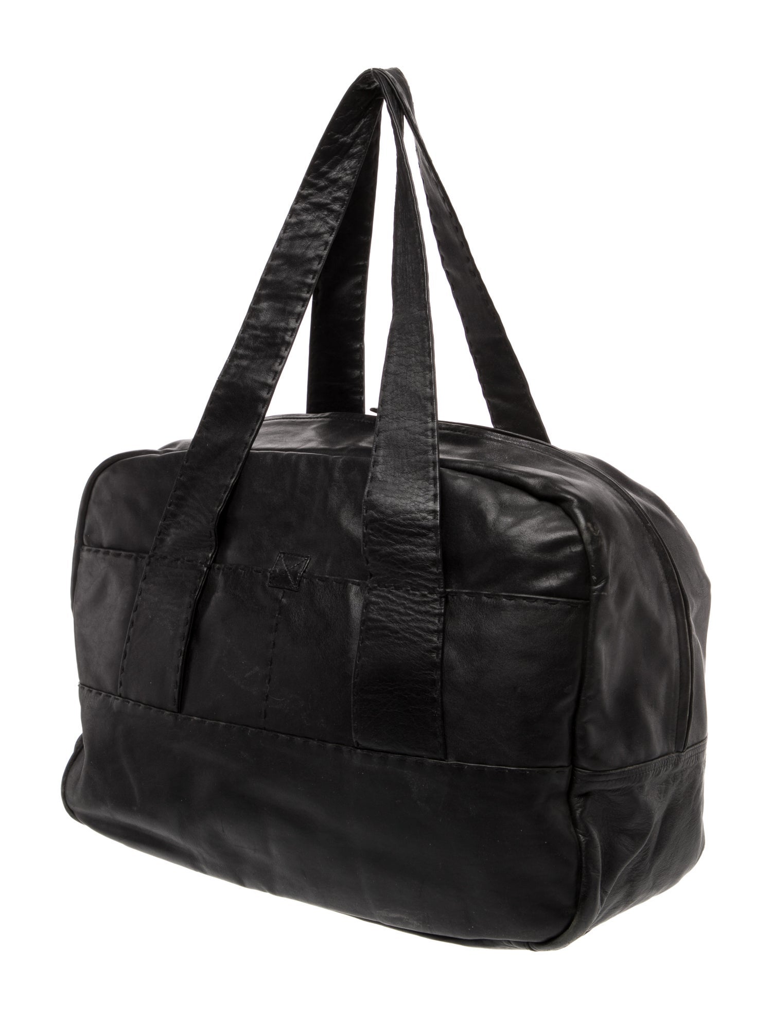 Donna Karan Leather Weekender Bag