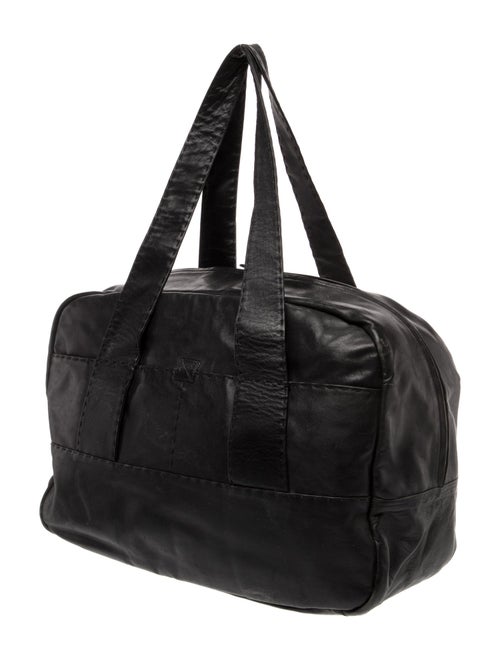 Donna Karan Leather Weekender Bag