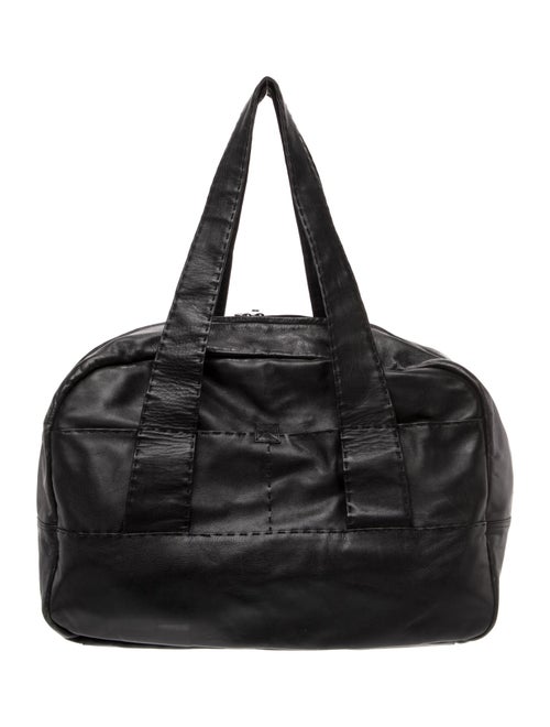 Donna Karan Leather Weekender Bag