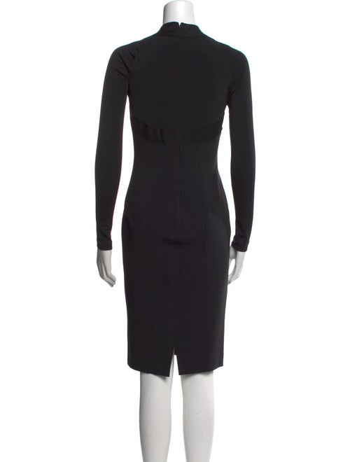 Donna Karan V-Neck Knee-Length Dress