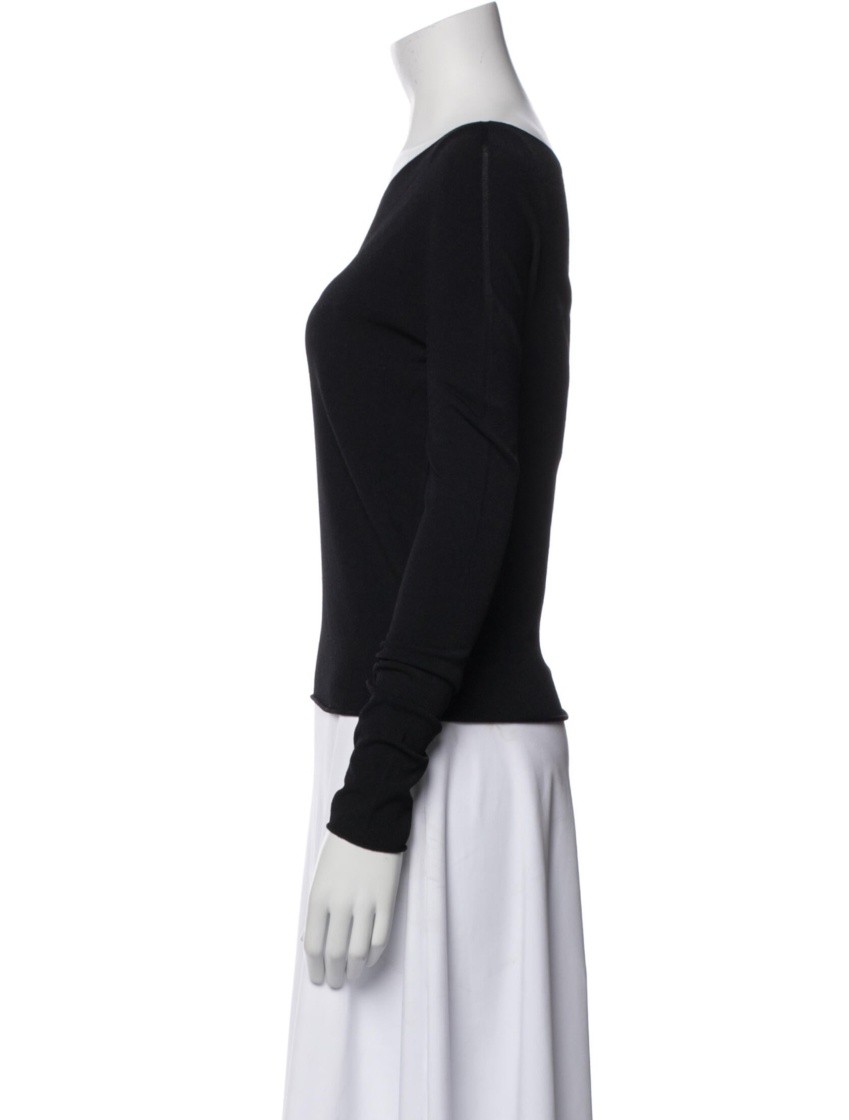 Donna Karan One-Shoulder Sweater