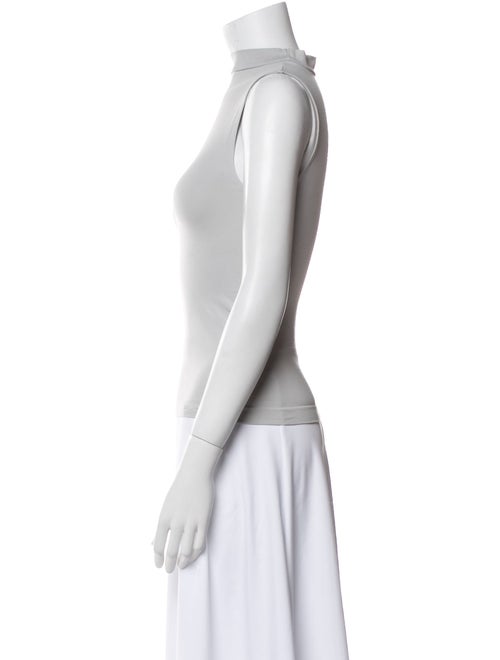 Donna Karan Turtleneck Sleeveless Top