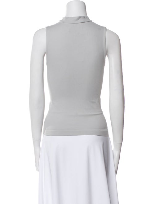 Donna Karan Turtleneck Sleeveless Top