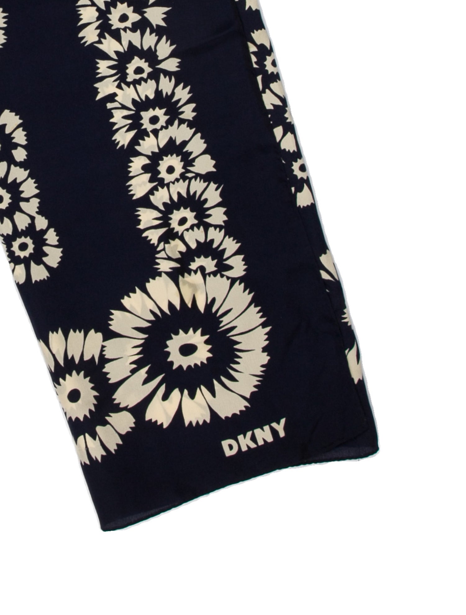 Donna Karan Silk Floral Print Scarf