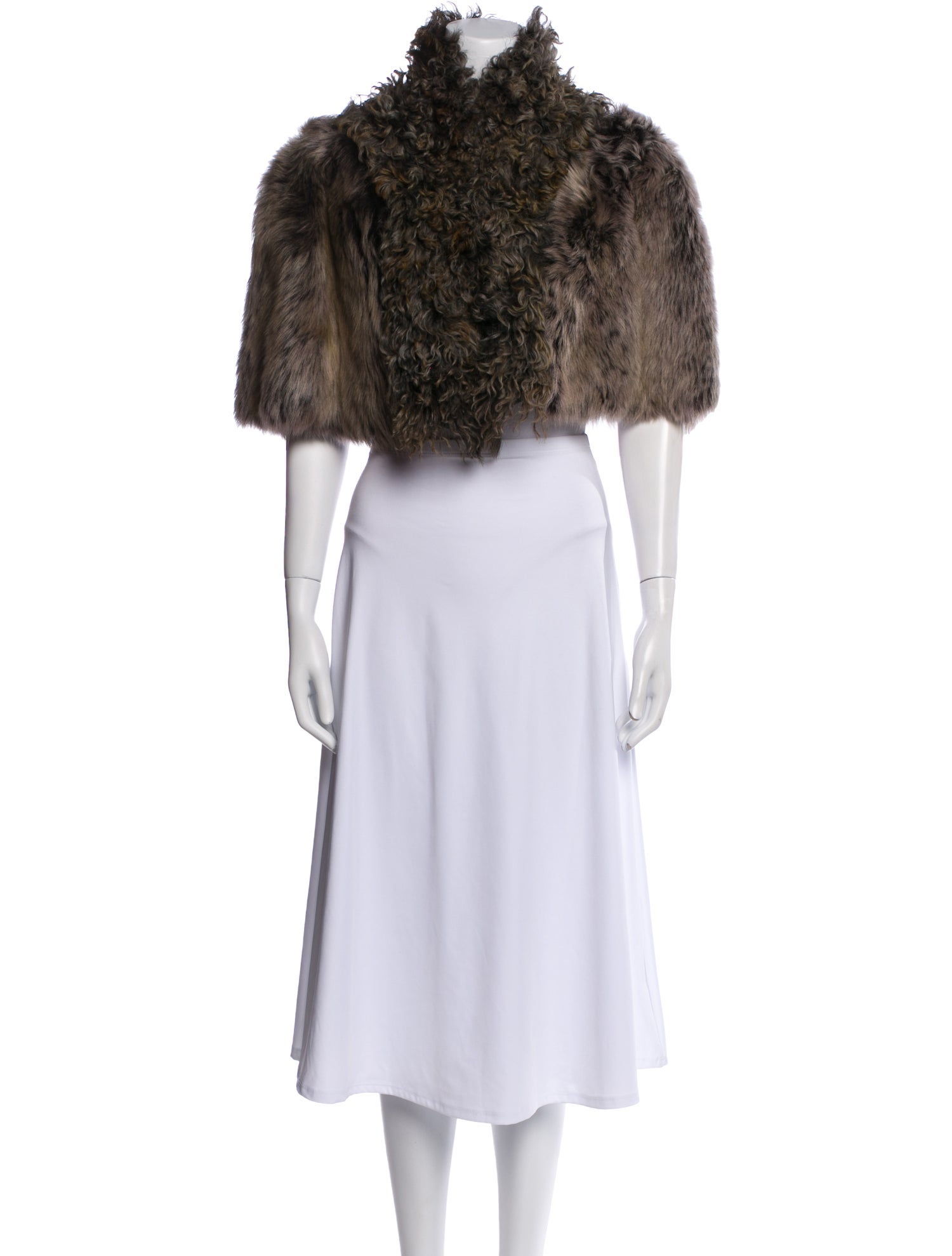 Donna Karan Fur Shawl