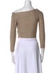 Donna Karan Cashmere V-Neck Crop Top