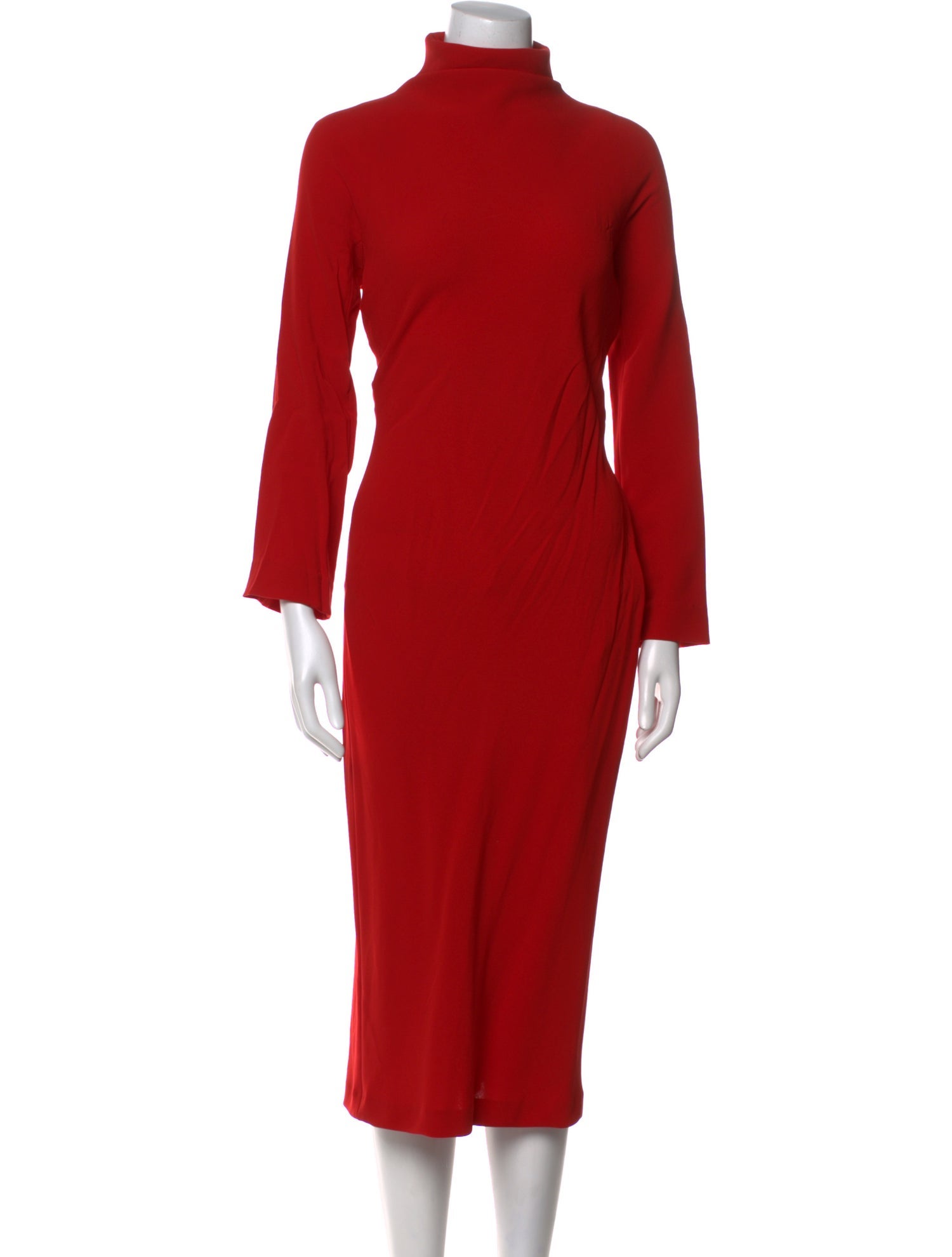 Donna Karan Turtleneck Long Dress