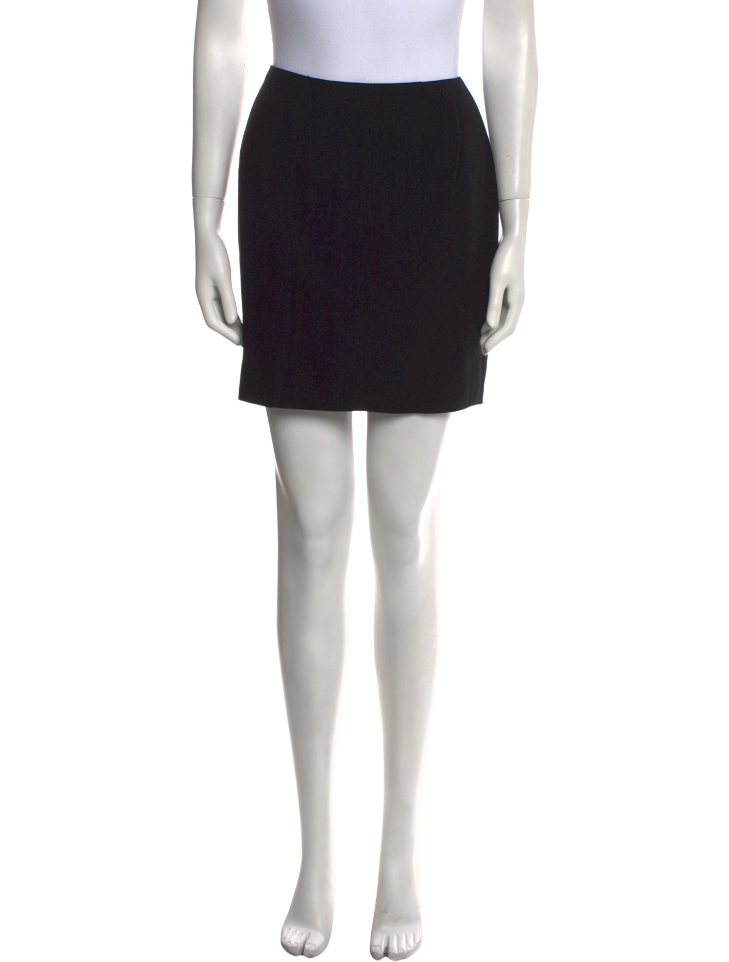 Donna Karan Virgin Wool Mini Skirt
